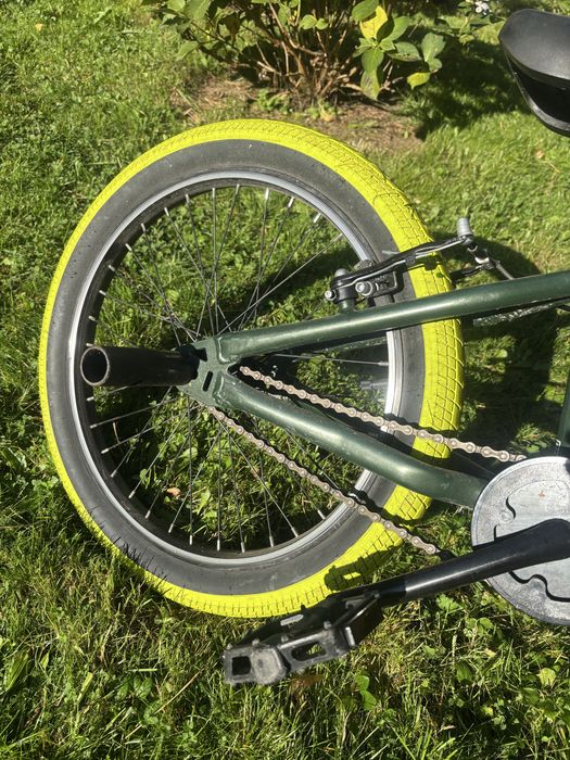 Rower BMX zielony