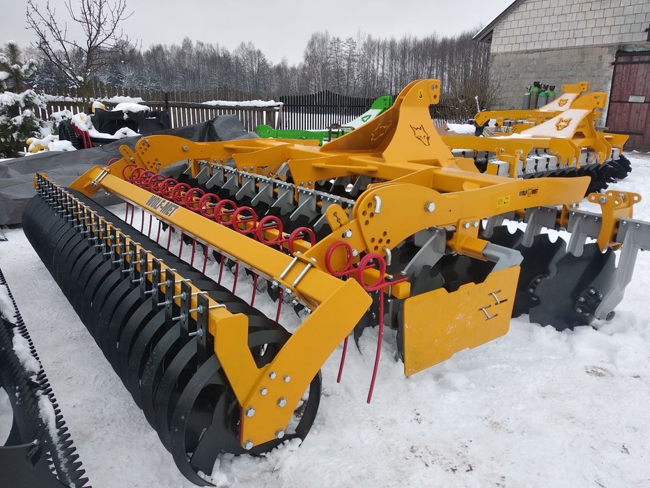 Brona talerzowa 3 metry, talerzówka WOLF-MET