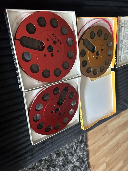 Szpule Magnetofonowe Sony 18cm Red/Gold/Polecam/Wys!