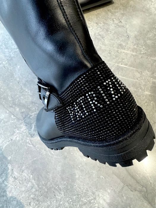 Шкіряні жіночі чоботи Patrizia Pepe оригінал