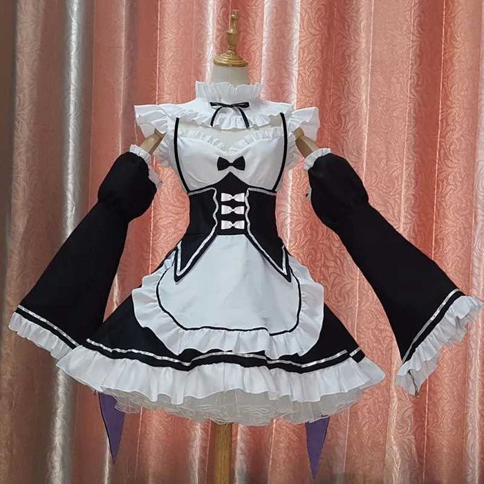 Cosplay pokojówka maid re zero anime