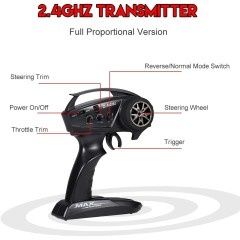 Carro RC Crawler HB-ZP1007 Toyota FJ Suv 1:10 Sport