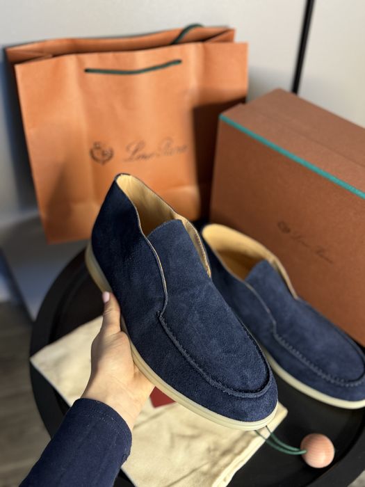 Лофери лоро пиана високі мужские лорики высокие ботинки синие lp