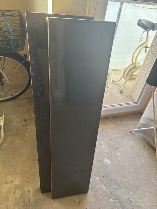 Półka wisząca IKEA szara polysk 2szt