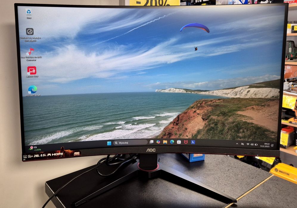 Monitor gamingowy AOC C32G2ZE/BK, Nowy, Komis Jasło Czackiego