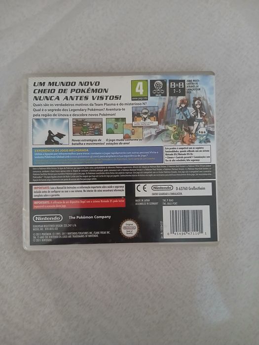 Pokémon White Version Nintendo DS Completo
