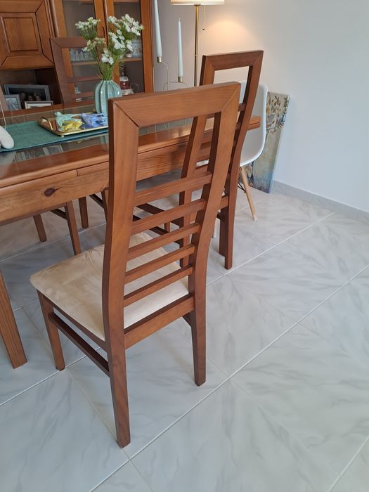 Cadeiras jantar madeira