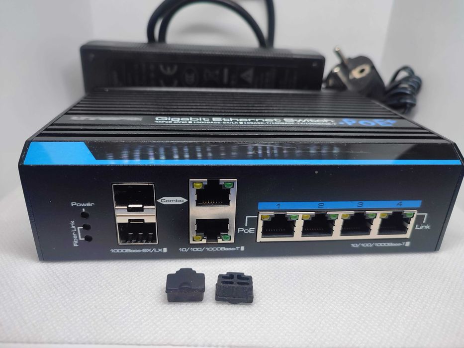 Gigabit PoE-комутатор Utepo UTP7204GE-HPOE з 4 портами PoE