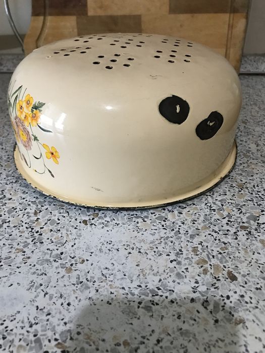 Дуршлаг великий емаль