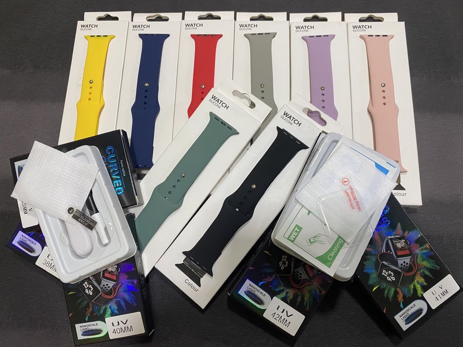 Kit Película Bracelete/Pulseira - Apple Watch 1/2/3/4/5/6/SE/7/8/9/Ultra