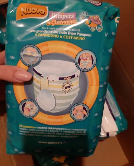 Pieluszki do pływania basen do wody pampers r. 3 6-11kg nowe