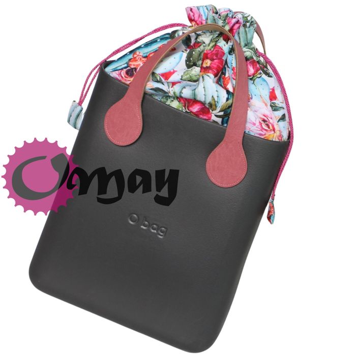 Turkusowy organizer do OBAG OCHIC Worek kaktusy komin Cukierek OMAY