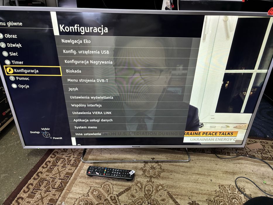 Telewizor Panasonic 49 cali ze Smartem z dekoderem DVBT2 z pilotem