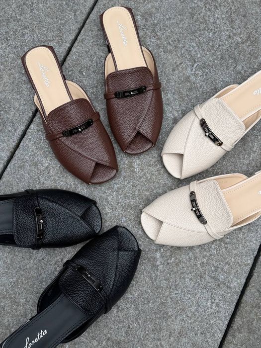 Шльопанці жіночі• шкіряні •в стилі Hermes• шлепанцы кожаные