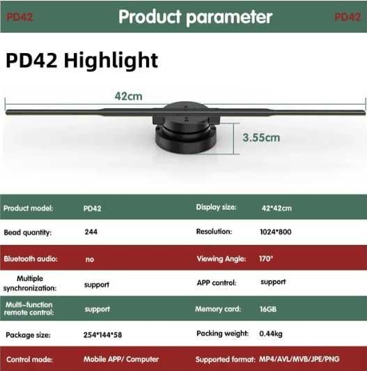 Hologram 3D Projektor WiFi