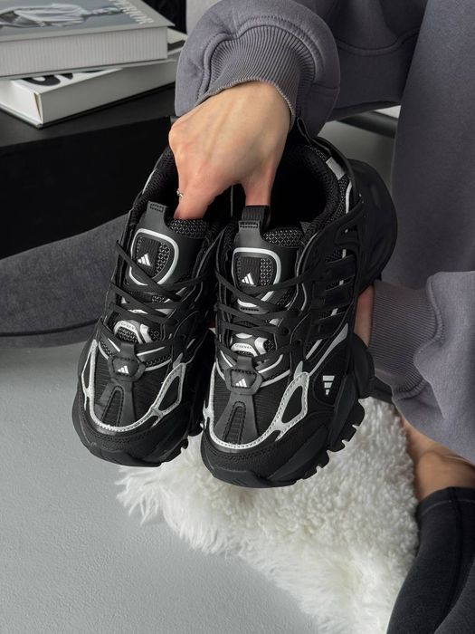 Adidas Vento XLG Deluxe Black White трендові кросівки на платформі