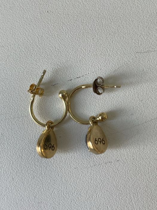 Zestaw 696 jewelry pozłacany ze Spinelem