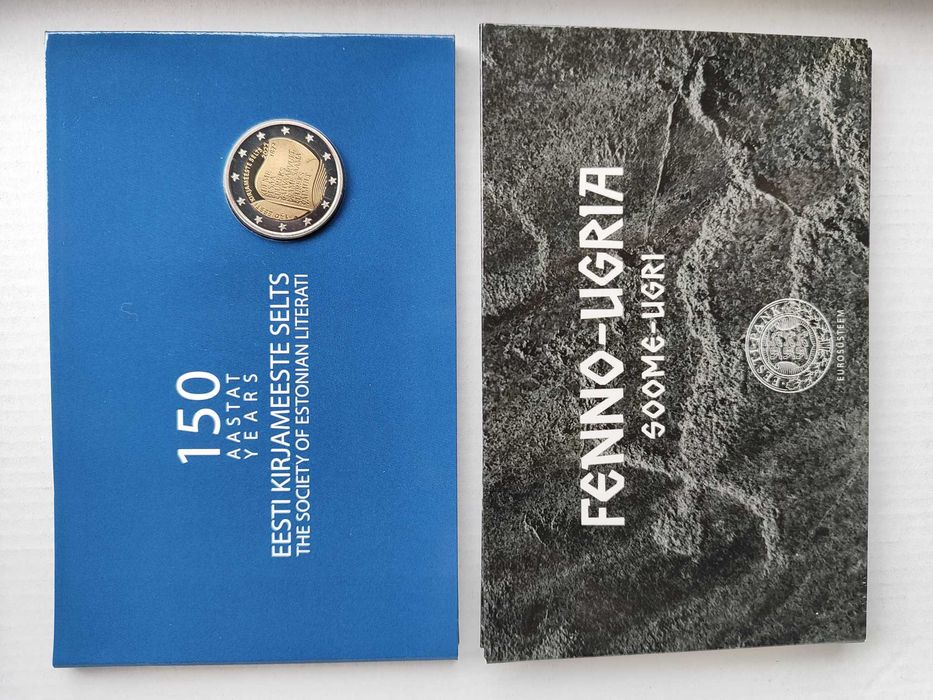 Moedas comemorativas de 2€ BNC da Estónia - várias diferentes