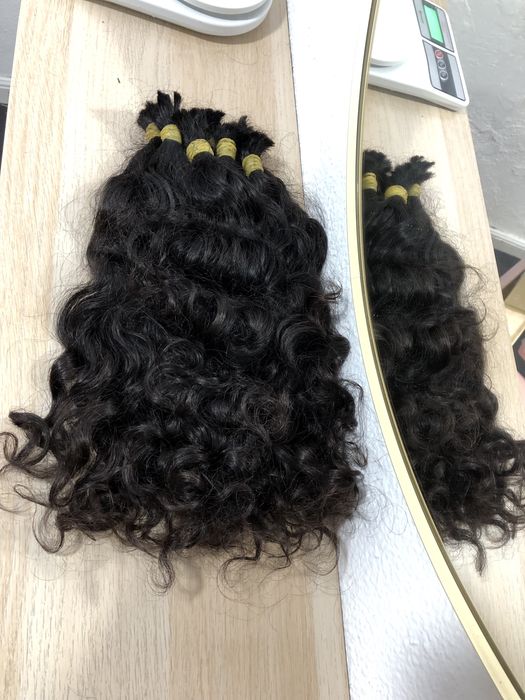 Cabelo humano cacheado