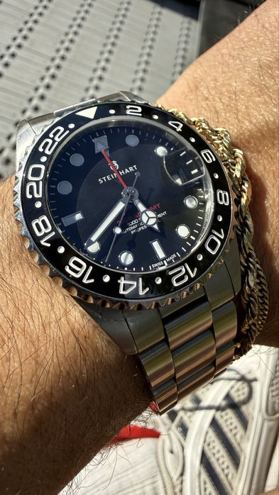 Steinhart Ocean GMT 39 Black Ceramic/Pepsi