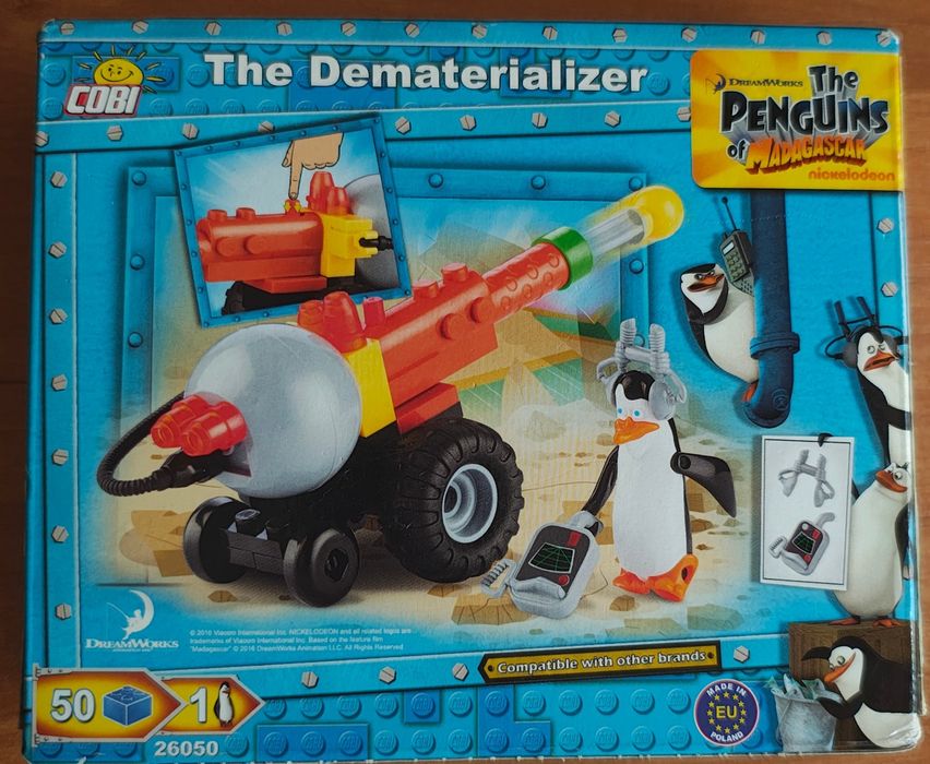 Cobi 26050 Pingwiny z Madagaskaru The Dematerializer Nowe Unikat