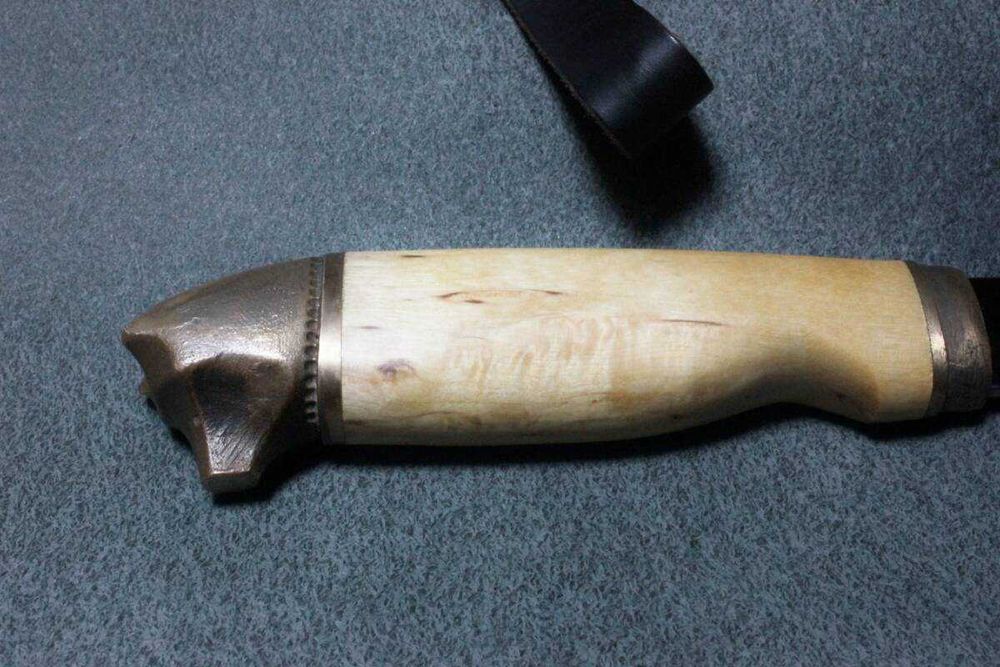 Ніж Marttiini Bear knife, клинок 110 мм, рукоять: карельська береза