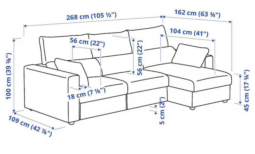 Sofá Eskilstuna Ikea