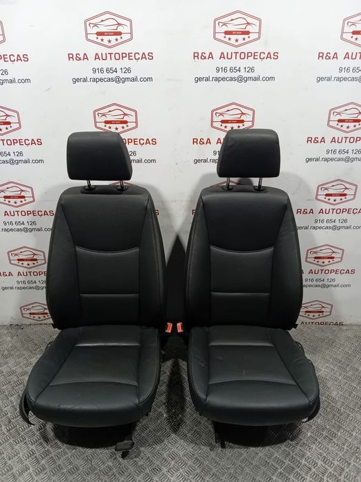 Conjunto de Bancos BMW Série 3 E90 em Pele Imaculados Original