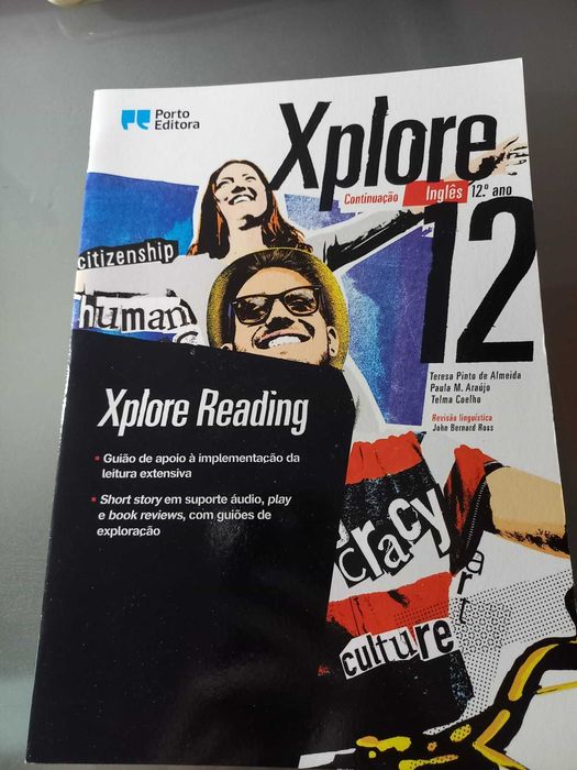 Manual + Caderno de atividades de Inglês 12ºano- Xplore 12