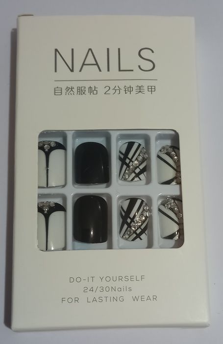 Artificial Nails with Adhesive Stickers64862799496578121