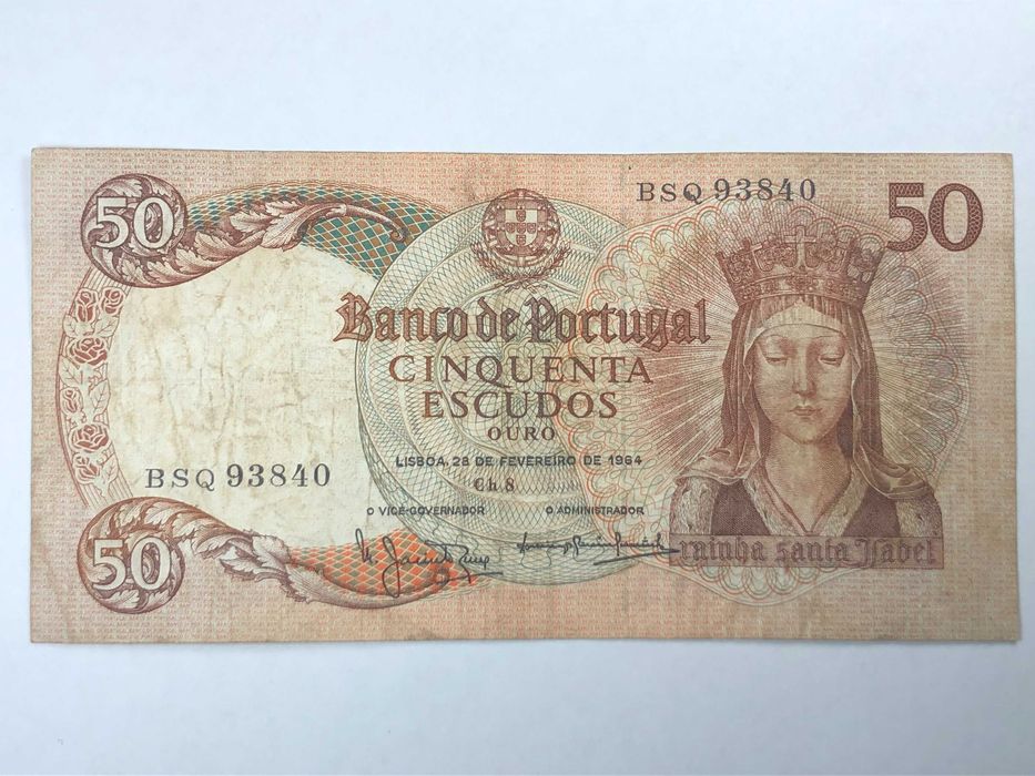 Portugal 50 Escudos 1964 Chapa 8