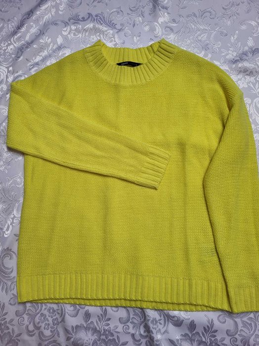 Sweter damski S CROPP żółty