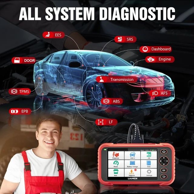 Máquina de diagnóstico Launch CRP123E PLUS SELADO