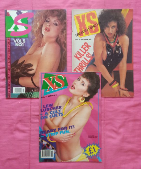 18  revistas  XS  (anos 90) eróticas