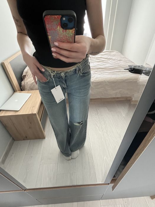 Джинси pull&bear 36 baggy низькотальні