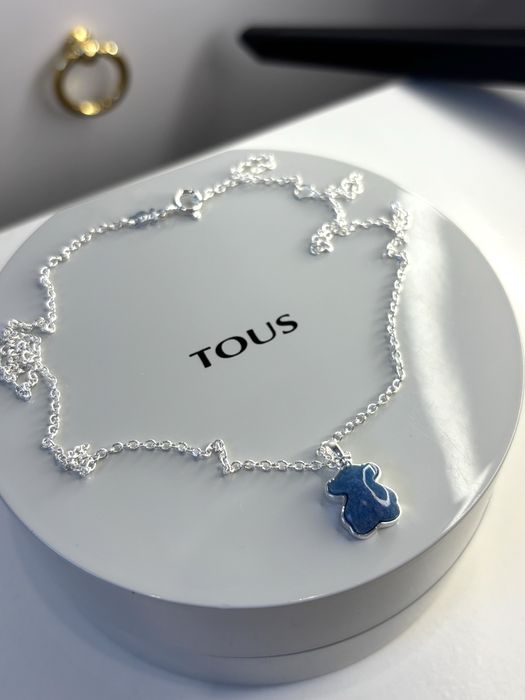TOUS naszyjnik New Color dumortieryt srebro 925