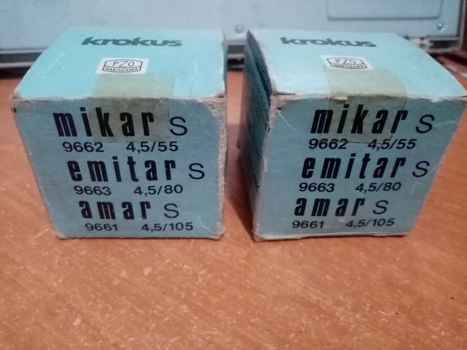 Два Обєктиви  Krokus emikar, Польша, нові одним лотом