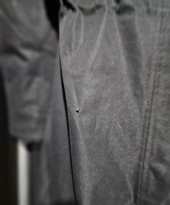 Czarna kurtka płaszcz parka XS 34