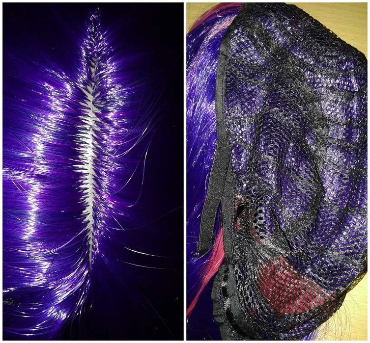 Fioletowa peruka z kitką Ai Hoshino Oshi no Ko Twilight Sparkle wig