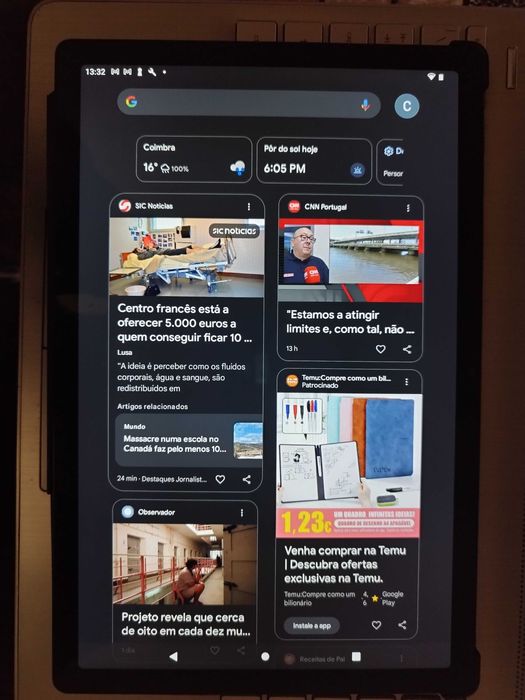 Tablet Chuwi HiPad XPro 128GB – Ecrã 2K 10.5" – Como Novo (4G LTE)