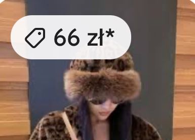 Czapka puszysta zima