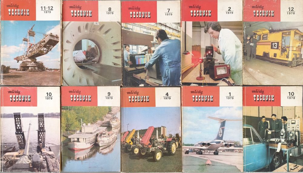 Młody technik z lat-1978-79