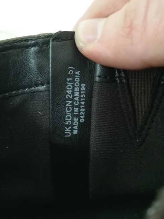 Buty botki skórzane Clarks UK 5 rozmiar 38 wkładka 25 cm