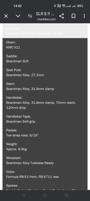 Kolarzówka z karbonu.