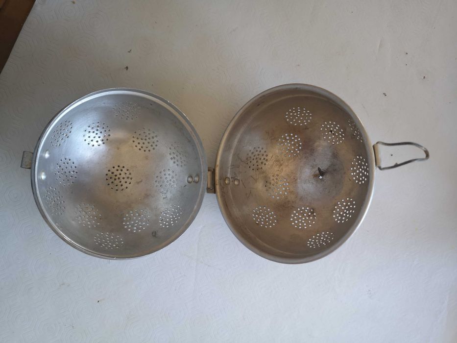 cortador de legumes e bola de aluminio para cozer camarão e enchedeira de enchidos