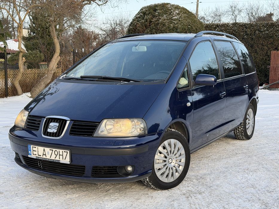 Seat Alhambra 1.8T 150KM z Gazem LPG 7-osób Klima Grzane Fotele Hak