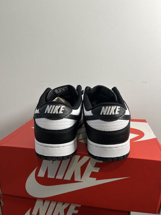 Кросівки nike dunk low panda чорні original 44.5/45.5