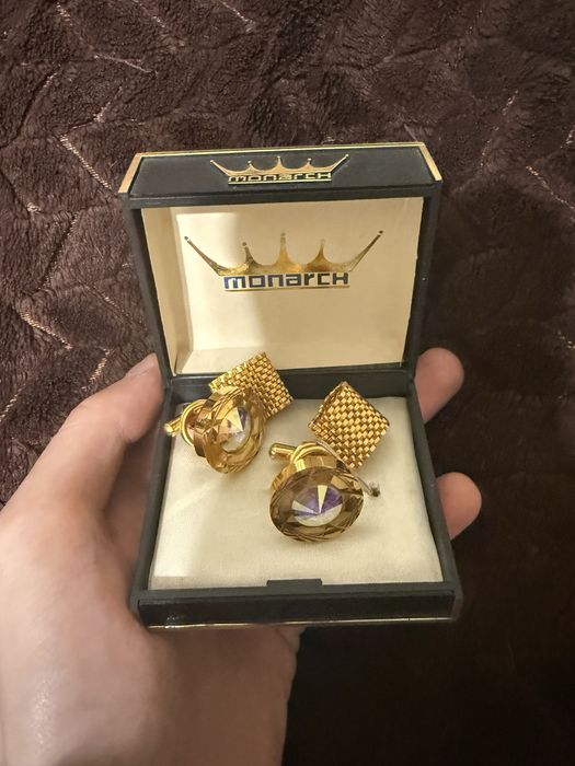 Позолочені запонки Monarch