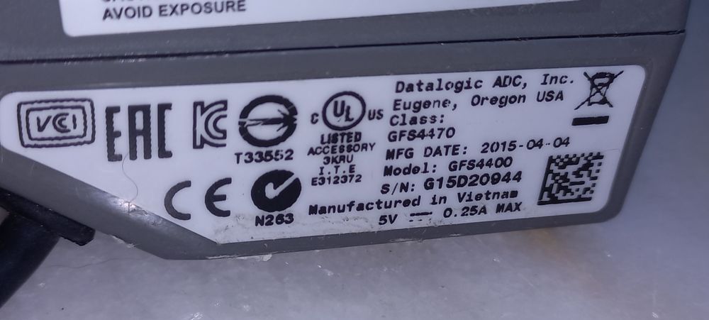 Leitor Código de barras 2D