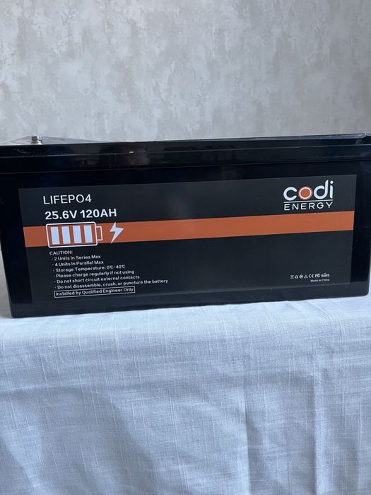акамулятор 24v lifepo4 120 ампер